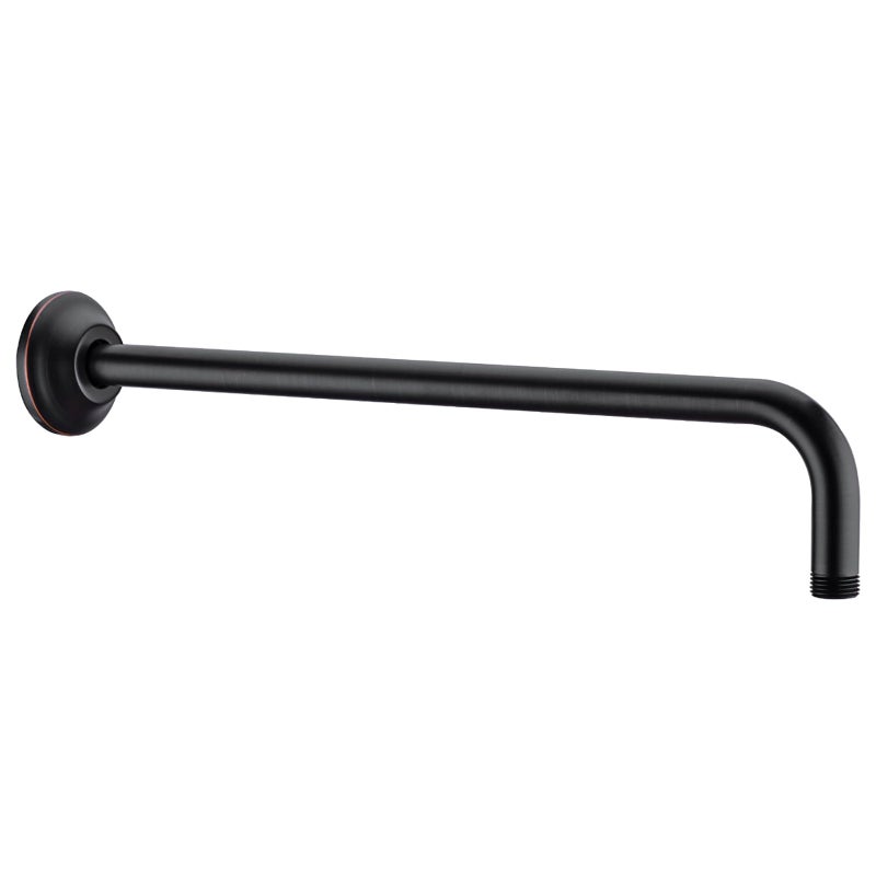 BESTILL 16 Inch L-Shaped Shower Head Extension Arm, Shower Arm and Flange Included, Oil Rubbed Bronze - Image 1